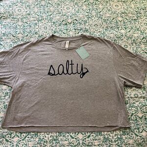 Salty Boxy Crop Top